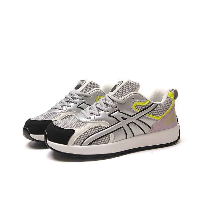 STUR YSN Abrasion Resistant Breathable Low Top Casual Shoes Women's Battlefield Gray-1