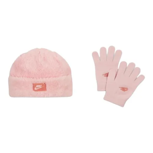Nike Cozy Peak Beanie And Gloves Set Little Kids 2 Piece Hat Set