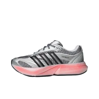 Adidas LIGHTBLAZE Anti Slip Wear Resistant Low Top Casual Running Shoes Women's Silver Pink