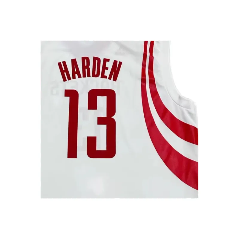 Adidas x NBA Houston Rockets Harden Basketball Jersey Unisex White-3