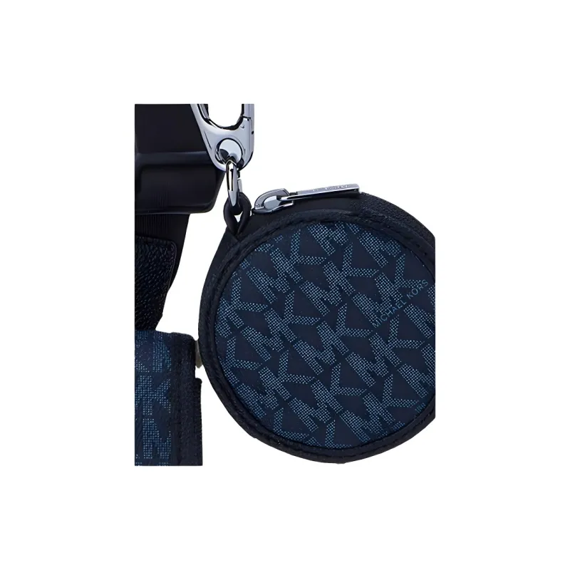 MICHAEL KORS MK Cooper Artificial Leather Shoulder Bag, Crossbody Bag Tubas Men's Marine Blue-2