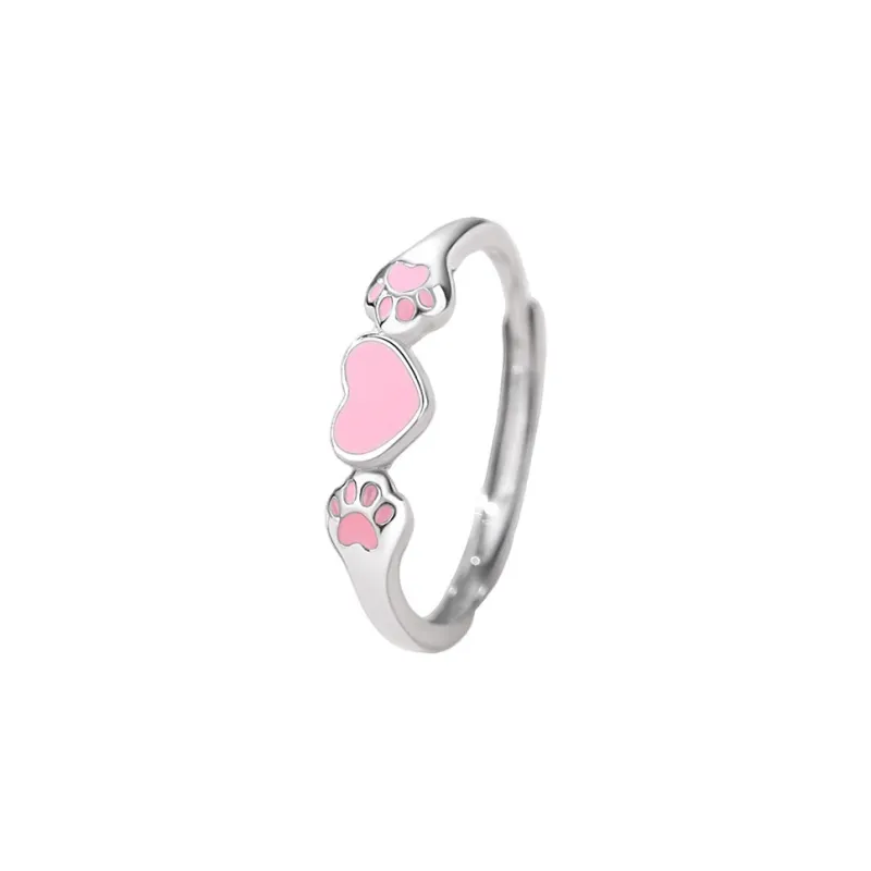 YINGNIXINDONG 999 Fine Silver Rings Unisex-6