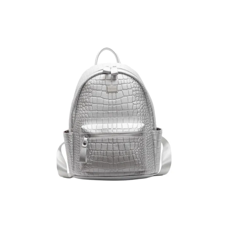 Yalu PU Backpack Trumpets Women's Ecru/Silver/Gray/Black/Khaki/Brown/Coffee-4