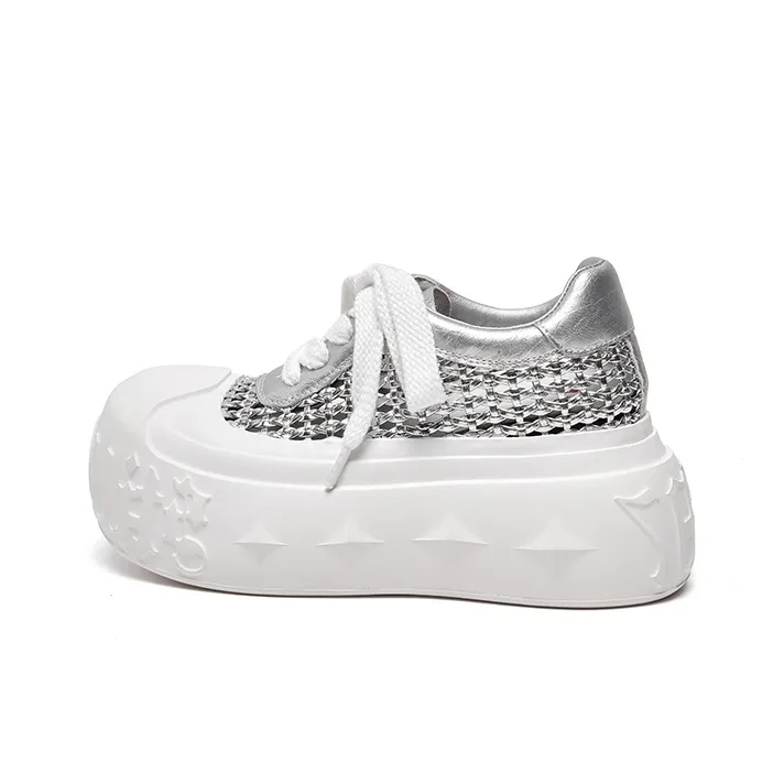Lee Cooper Slip Resistant, Abrasion Resistant, Breathable, Height Increasing Low Top Skateboard Shoes Women's-0