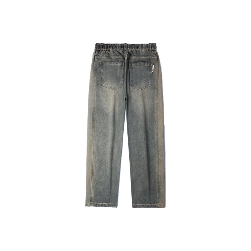 SNOW FLYING Jeans Unisex Washed Gray-1