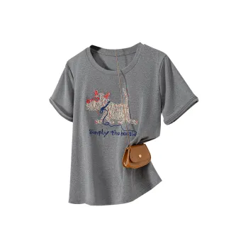 TOUCH T Shirts Women's Dark Gray