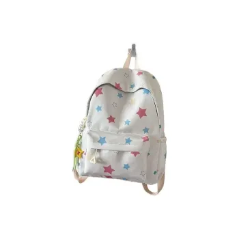 AIBAG Oxford Backpack Unisex White/Black