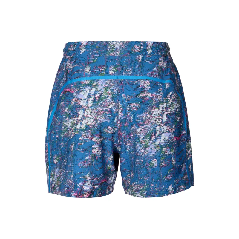 Lululemon Pace Breaker Casual Shorts 5' Men's Rhythm Dot Sound Wave Yellow Multicolor-7