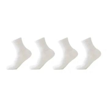 PLANDOO Mid Calf Socks Unisex 4 Pack
