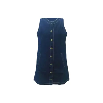YGPRW Sleeveless Dresses Women's Dark Blue