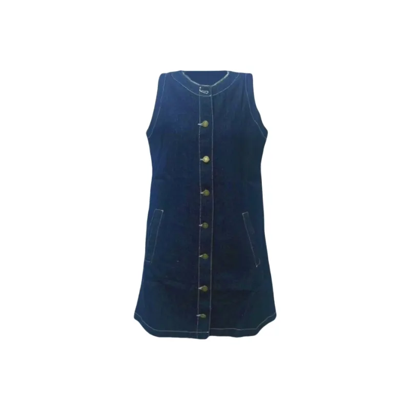 YGPRW Sleeveless Dresses Women's Dark Blue-0