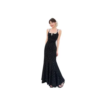 FLIM Slip Dresses Women's Black