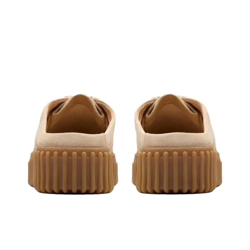Clarks Rubber Sole Abrasion Resistant Closed Toe Slippers Women's Beige-4
