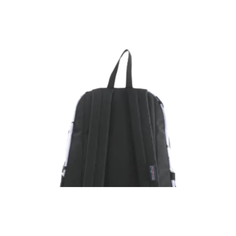 JanSport Fabric Backpack Medium Size Unisex White Star-4