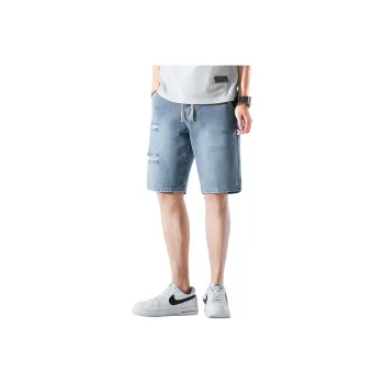 Tonlion Denim Shorts Unisex Light Blue