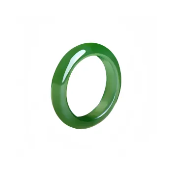 MY WORLD BEGINS AND ENDS WITH YOU Hetian Jade Rings Jasper Unisex