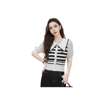FAWENXIANGZI Puff Sleeve T Shirt Women's