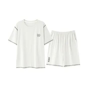 Close fitting Areas Pajama Set Men's