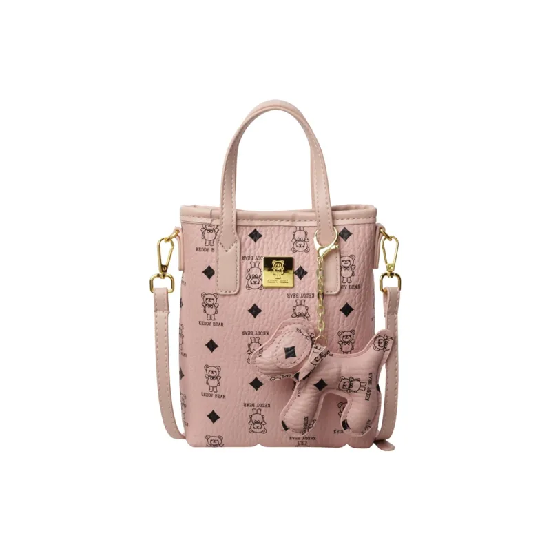 Yalu PU One Shoulder Handbag Women's Ecru/Pink/Brown/Coffee-8