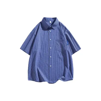 EMINU Shirts Unisex Colorful Blue