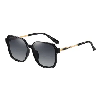 AAJF PC Metal Square Sunglasses Women's