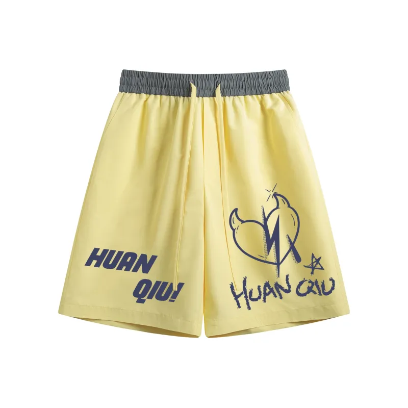 HUANQIU Casual Shorts Unisex-15