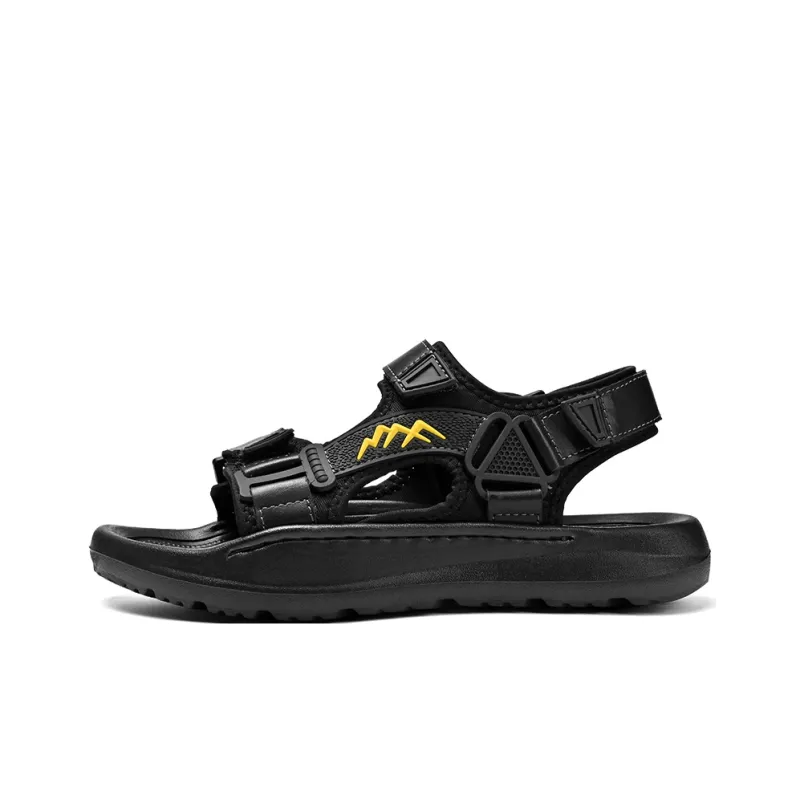 Eminu Beach Sandals Men Black-0