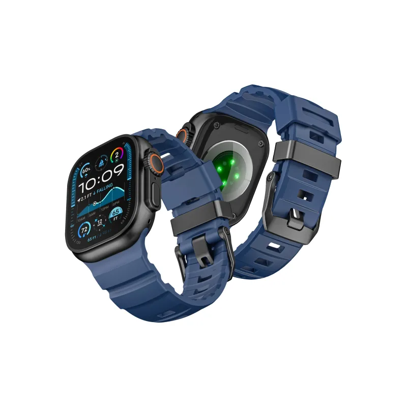 KVZUVUU Apple Compatibility Watch Band Rubber Material-14