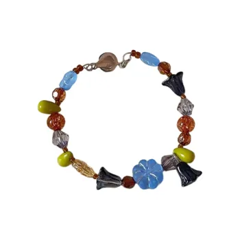 VIVIWELL Glass Bracelets Women's