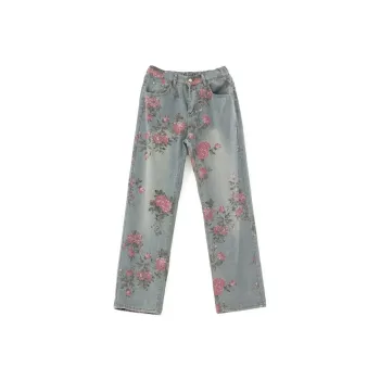 WARNING LIGHT Jeans Unisex Blue
