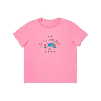 LiNing x TAKASHA,LIANMINGKUAN T Shirt Women's Morning Light Pink