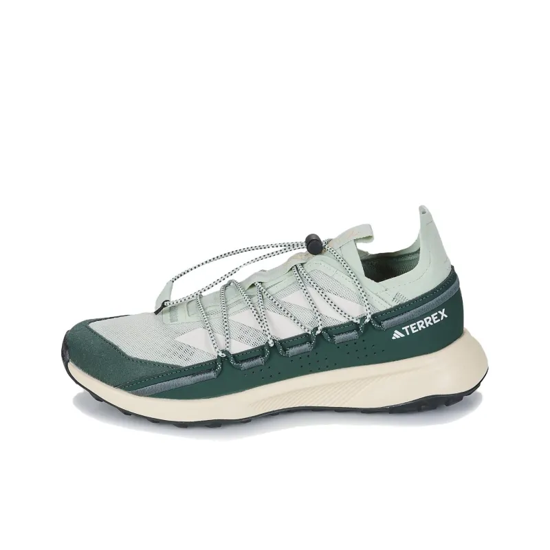 Adidas Terrex Voyager 21 Anti Slip Wear Resistant Low Top Hiking Shoes Women's Green-0