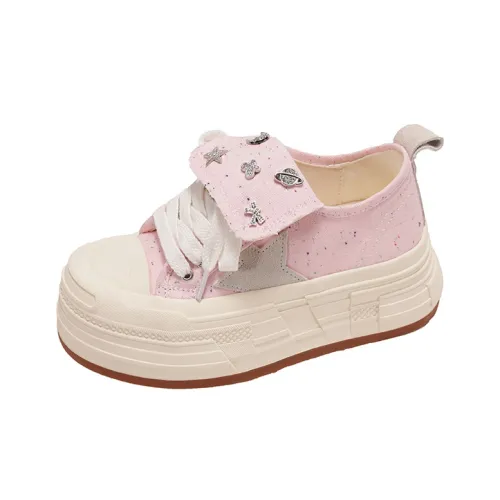 Dragon Dance Low Top Canvas HEELED shoes Women's
