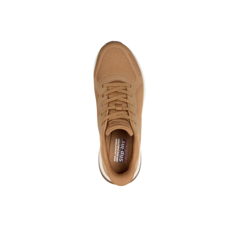 Skechers BOBS Sport Low Top Casual Shoes Men's Brown-3