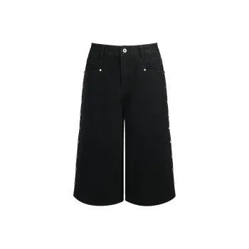 TERRA INCOGNITA Denim Shorts Unisex Black