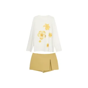 YGPRW Two Piece Skirt Sets Women's