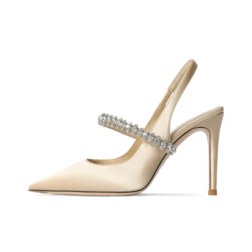 A Poinsettia Princess Slim Heel High Heels Women's