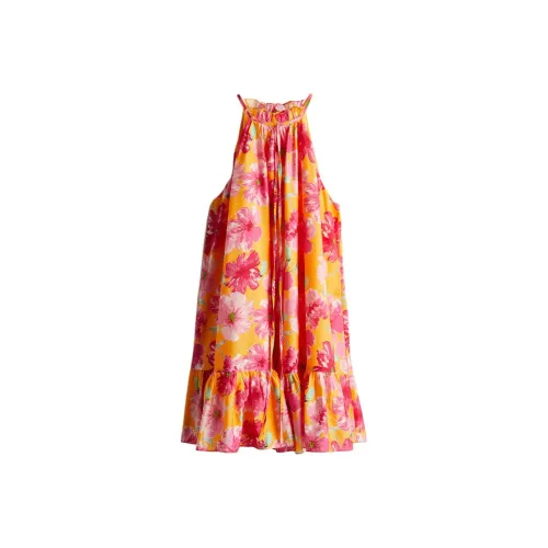 H&M Sleeveless Dresses Women's Orange/Pink Potpourri