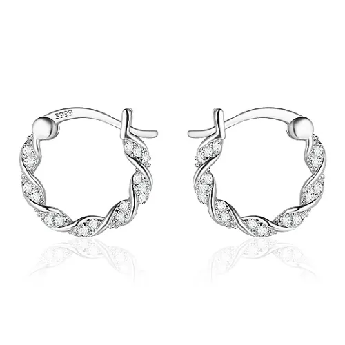 Daisy Dream Full Sterling Silver Earrings Women's