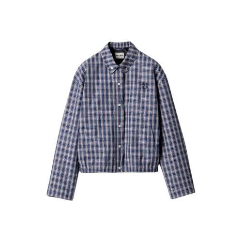 MIU MIU Jackets & Coats Women's Blue