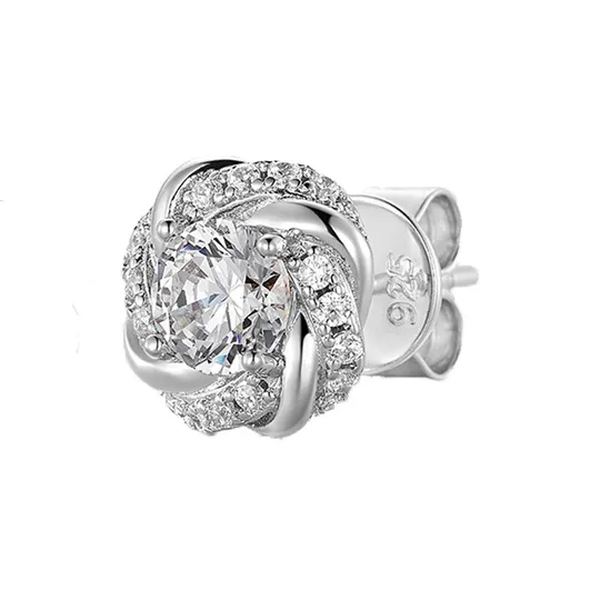 ICEGIANT 925 Sterling Silver Stud Earrings Women's-0