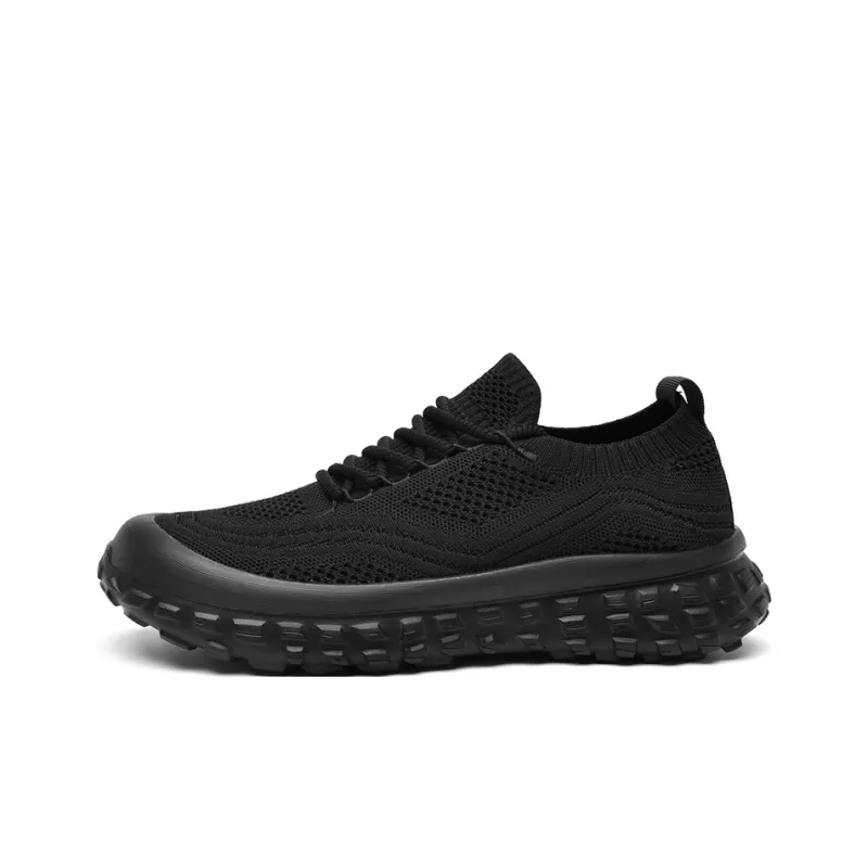 SEPTWOLVES Low Top Casual Shoes Men's Black-1