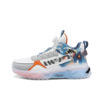 BINGO DUCK Coverage High Top Vintage Basketball Shoes Men's