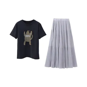 PLANE DRIFT Two Piece Skirt Sets Women's