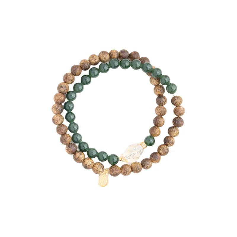 Xianyuan Agarwood Precious Wood Bracelets Unisex-0