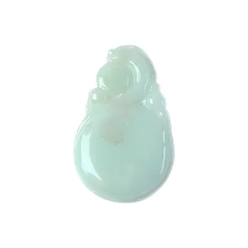 South Asia Bean Type Jadeite Pendants Unisex
