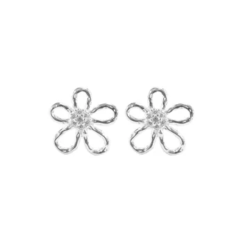 Shunqin Silver Building S925 Stud Earrings Women's