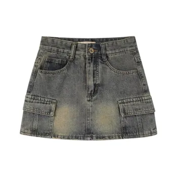 OROI Denim Short Skirts Women's