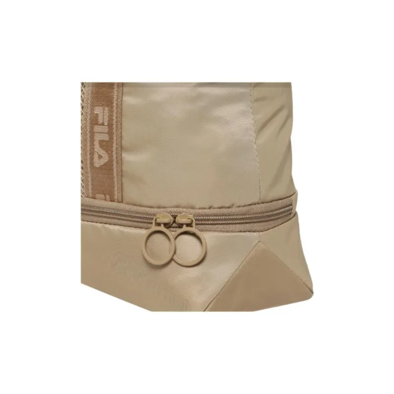 FILA Logo Shoulder Bag, Crossbody Bag, Handbag Regular Unisex Beige-5