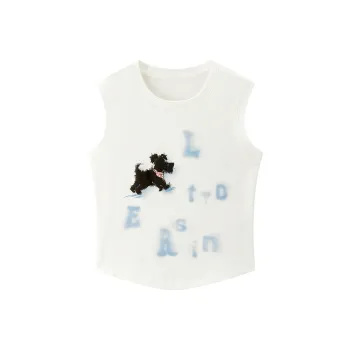 LEDIN Tank Tops Women's White